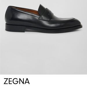 NEW Zegna Men’s Calfskin Penny Loafers